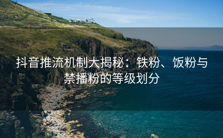 抖音推流机制大揭秘：铁粉、饭粉与禁播粉的等级划分