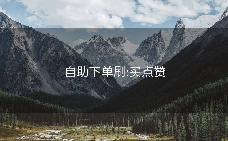 自助下单刷:买点赞