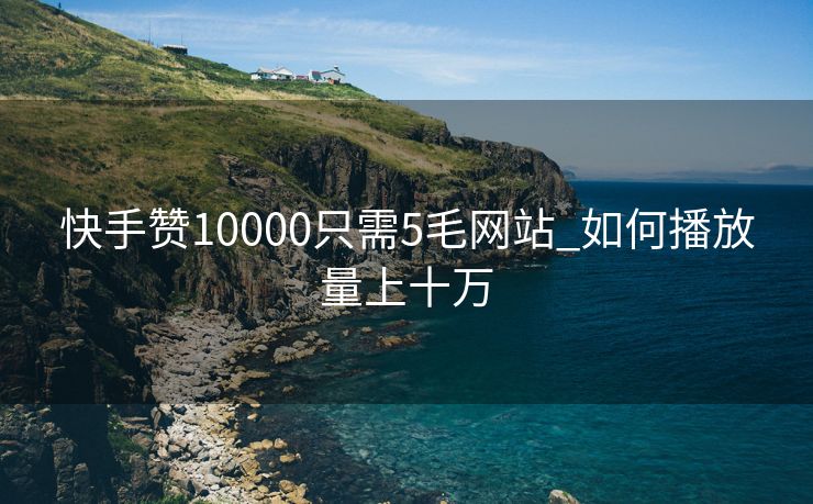 快手赞10000只需5毛网站_如何播放量上十万